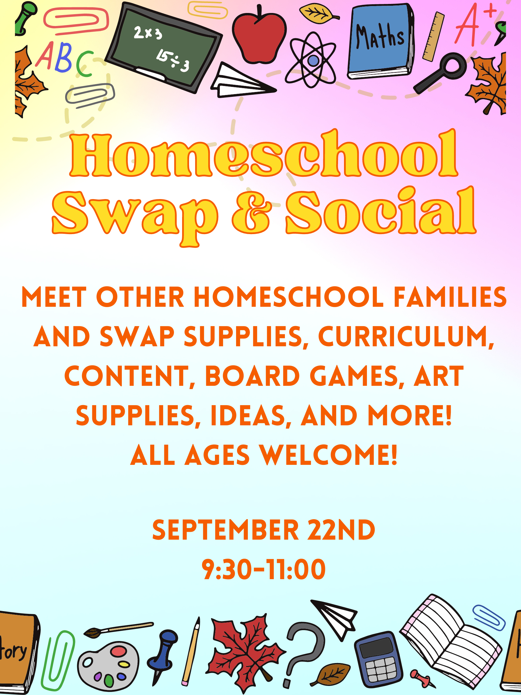 Homeschool swap social